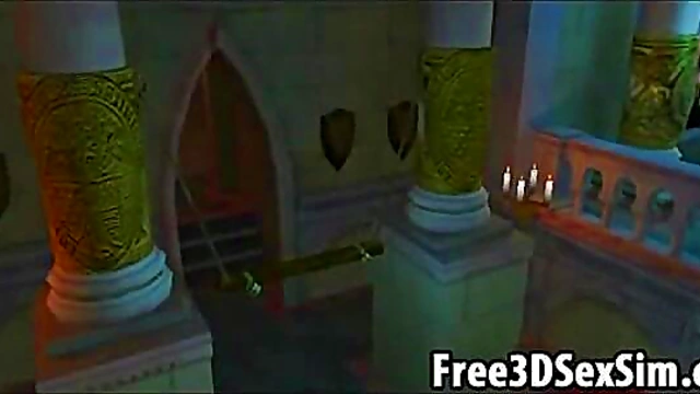 Demonstration of 3D game engine capabilities