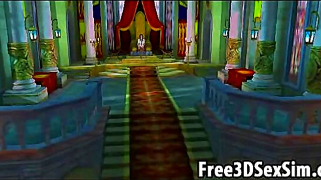 Demonstration of 3D game engine capabilities