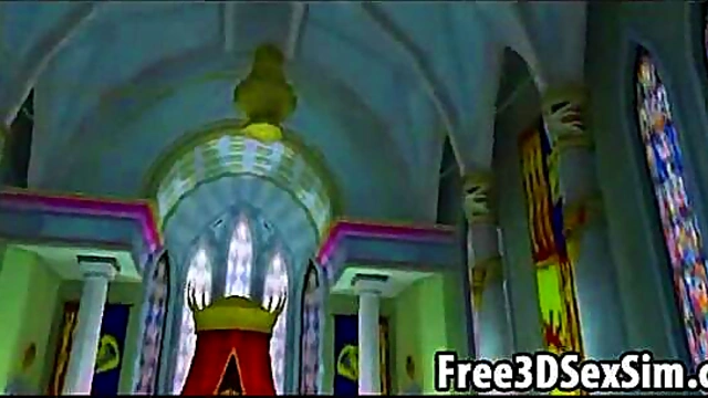 Demonstration of 3D game engine capabilities