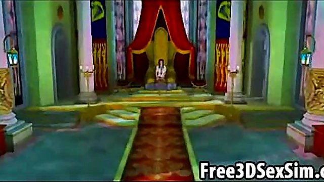 Demonstration of 3D game engine capabilities