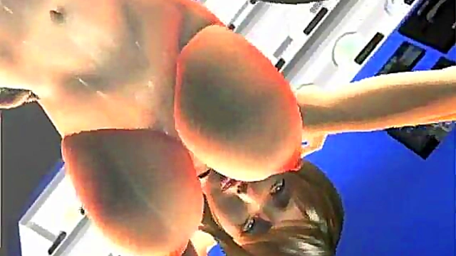 Horny busty 3d cutie fucked hard