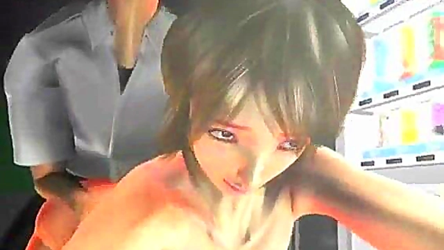 Horny busty 3d cutie fucked hard