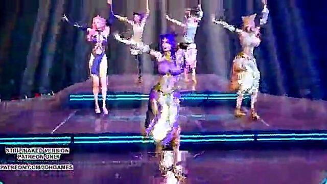 [MMD] Wisin & Yandel - Follow The Leader Sexy Dance Ahri Akali Kaisa Seraphine Lux KDA Uncensored Hentais 3D Porn