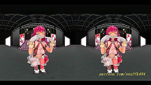 VR180 mmd Marine Dance 3d hololive Hentai