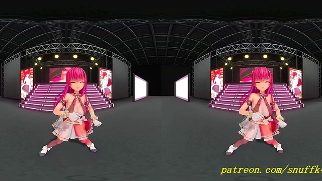 VR180 mmd Marine Dance 3d hololive Hentai