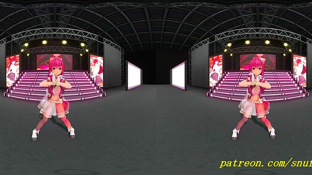 VR180 mmd Marine Dance 3d hololive Hentai