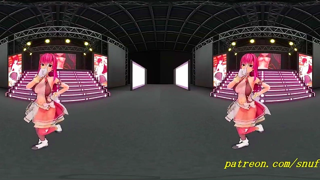 VR180 mmd Marine Dance 3d hololive Hentai