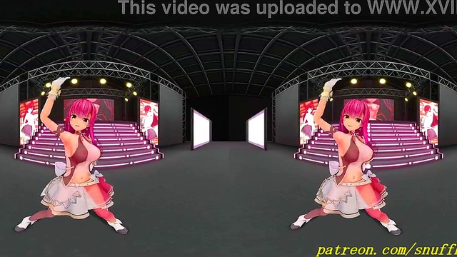 VR180 mmd Marine Dance 3d hololive Hentai
