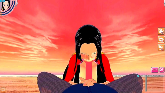 【Onepiece Boa Hancock】Male take POV 3D Hentai Anime Game Koikatsu!
