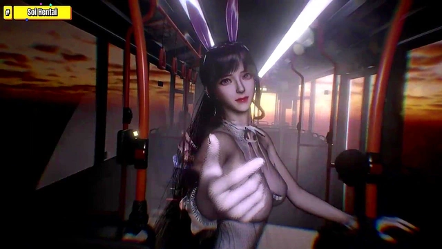 Public sex on the train - Hentai 3D uncensored V230