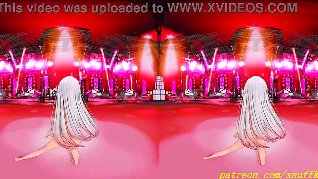 VR180 mmd Ayame Dance 3d hololive Hentai