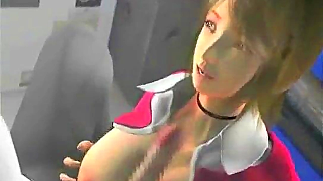 3D Busty Asian Titfucking!