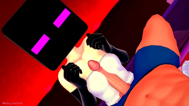 Enderwoman maid ready to fuck (3D hentai) (Minecraft)