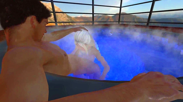 Jacuzzi fuck l 3D porn uncensored