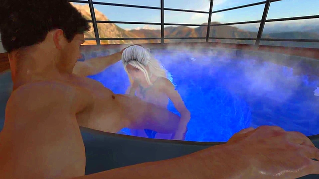 Jacuzzi fuck l 3D porn uncensored