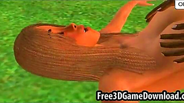 Black 3d cartoon lover fucks his Young 18+ busty Girl 18+friend