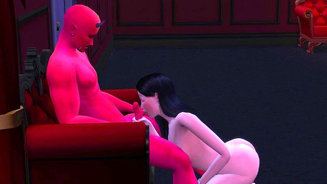 Devil Blowjob - 3D Hentai