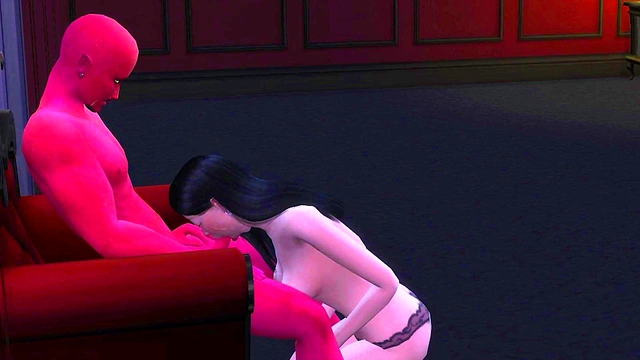 Devil Blowjob - 3D Hentai