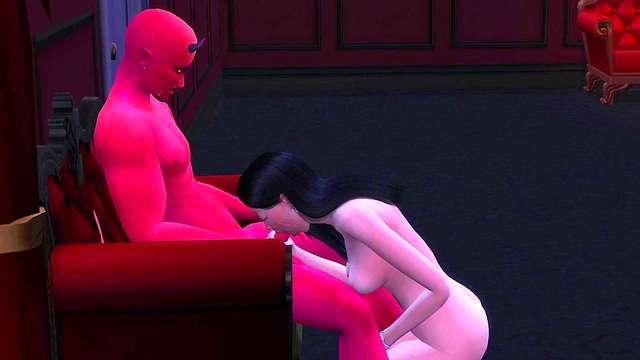 Devil Blowjob - 3D Hentai