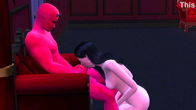 Devil Blowjob - 3D Hentai