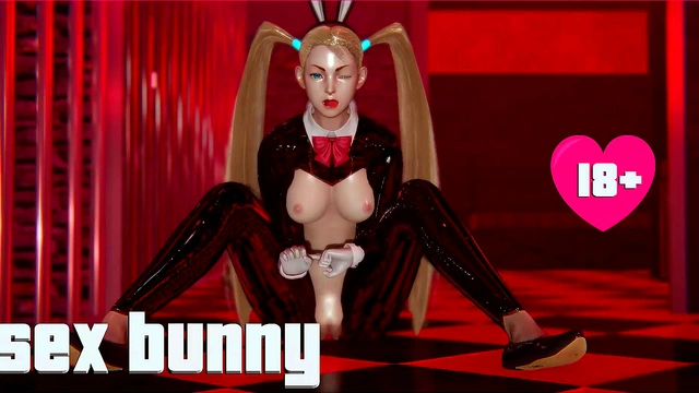 The rabbit jumps on his dick l 3d SFM hentai