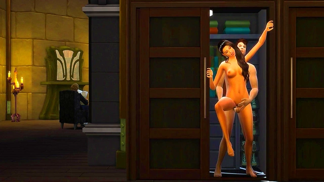 Fucking My Husband's Step StepBrother While He's In The Room- 3D Hentai (Reign 2) Sex Scenes