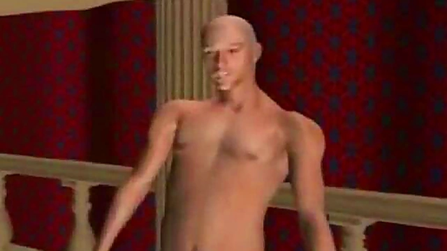 Muscular 3D Babe Sucking!