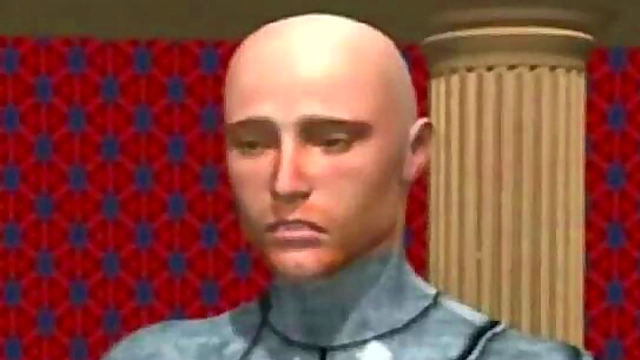 Muscular 3D Babe Sucking!