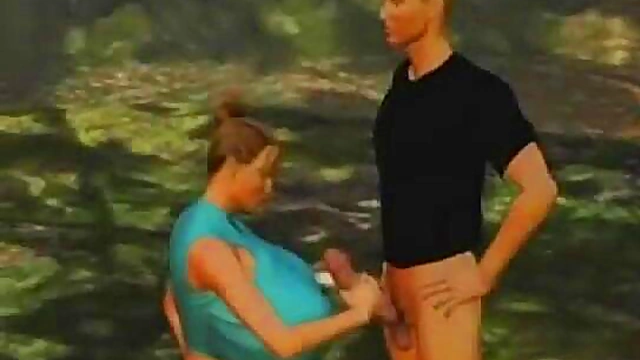 3D Giant Boobs on a ATV!