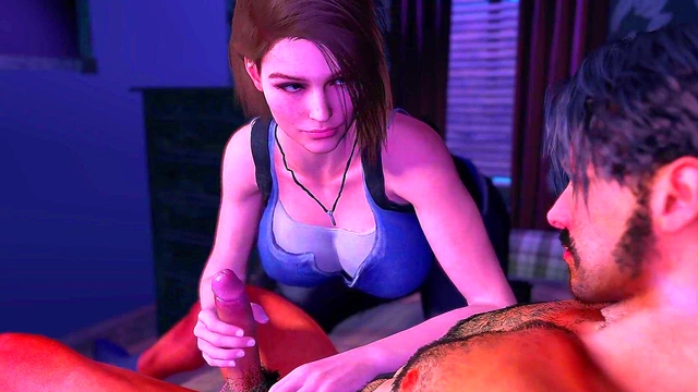 Jill Valentine Resident Evil 3 remake l 3d Hentai Animation Anal Sex
