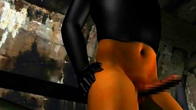 Busty 3D cutie fucking and sucking