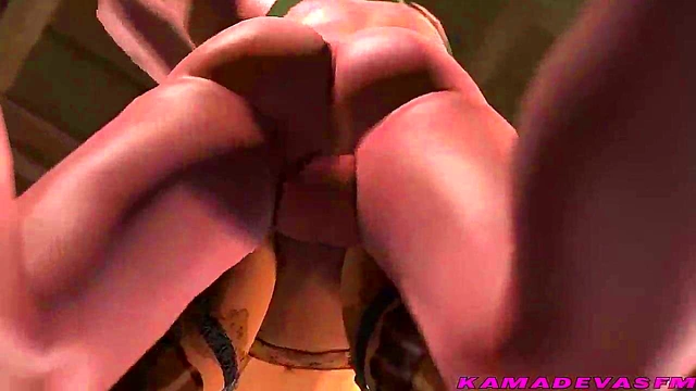 Lulu is fucking by red head bby in 3D