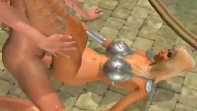 Fucking a 3D Muscular Princess!