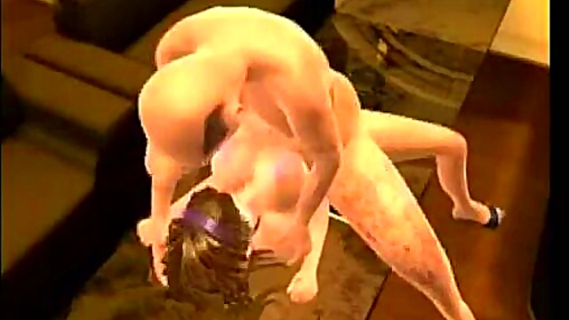 3D Busty Teen 18+ Loves Old Men!