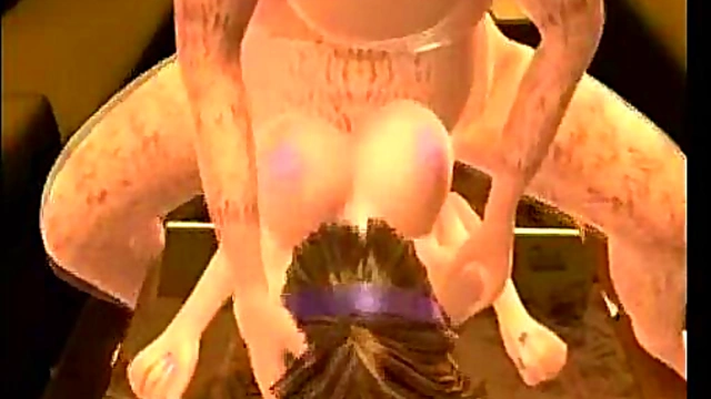 3D Busty Teen 18+ Loves Old Men!