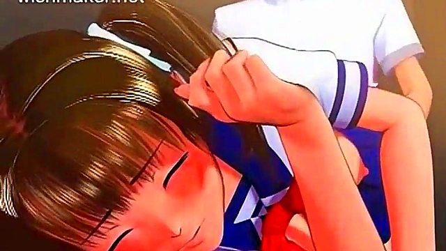Busty hentai fucked hard