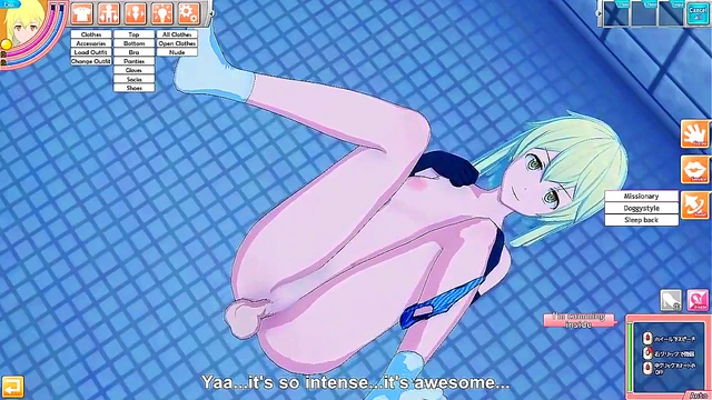 3D Hentai | A night of sex with ais wallenstein in the shower