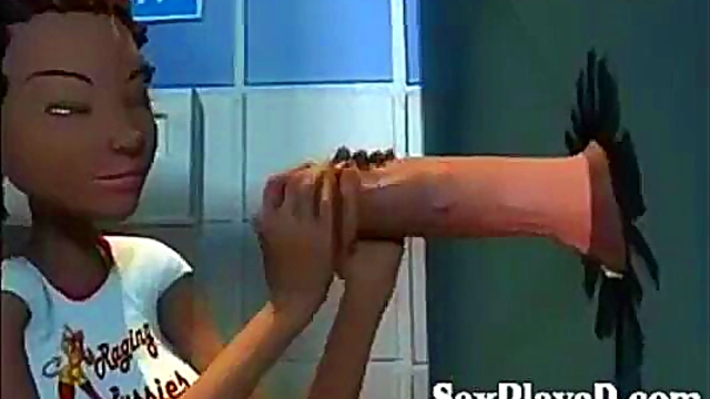 3d bath room fun xvideos