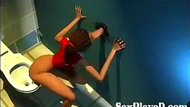 3d bath room fun xvideos