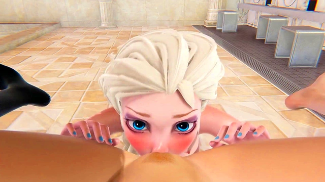Frozen lesbian - Elsa x Anna - 3D Porn