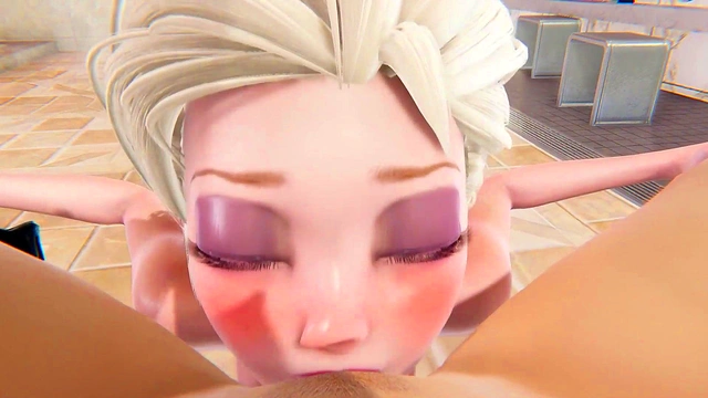 Frozen lesbian - Elsa x Anna - 3D Porn