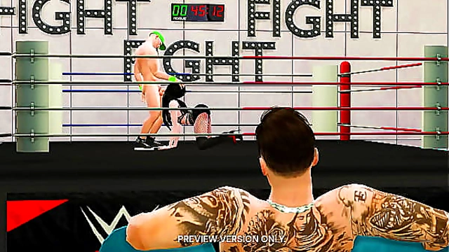 Triple Wrestle With Saraya & Cena - 3d Hentai - Preview Version