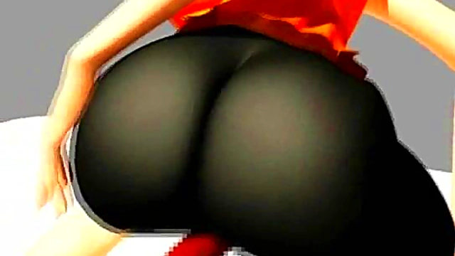 3D Animated Busty Girl 18+ Gets Cum!