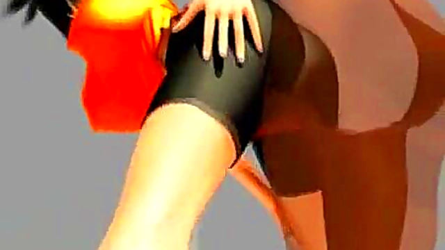 3D Animated Busty Girl 18+ Gets Cum!