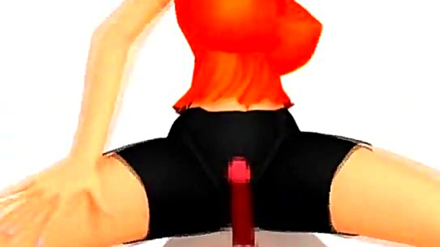 3D Animated Busty Girl 18+ Gets Cum!