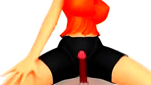 3D Animated Busty Girl 18+ Gets Cum!
