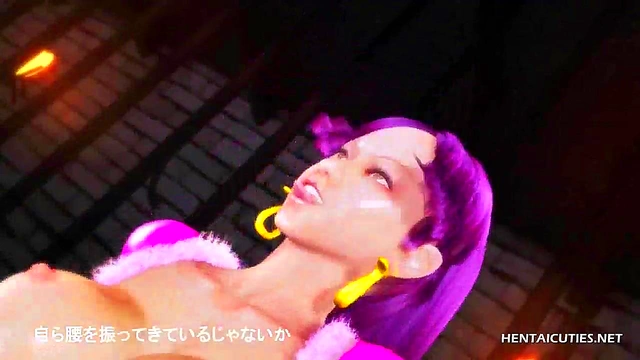 Handcuffed 3d hentai hottie gets her pussy fucked hard with a dildo