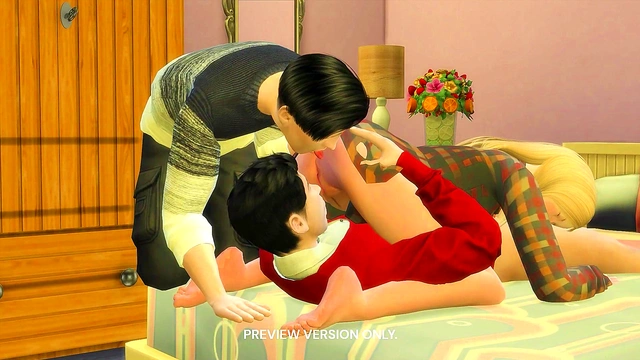 Sharing Friends With Ross Joey And Rachel - 3d Hentai - Preview Version