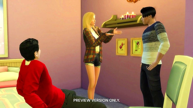 Sharing Friends With Ross Joey And Rachel - 3d Hentai - Preview Version