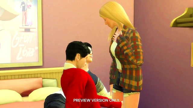 Sharing Friends With Ross Joey And Rachel - 3d Hentai - Preview Version